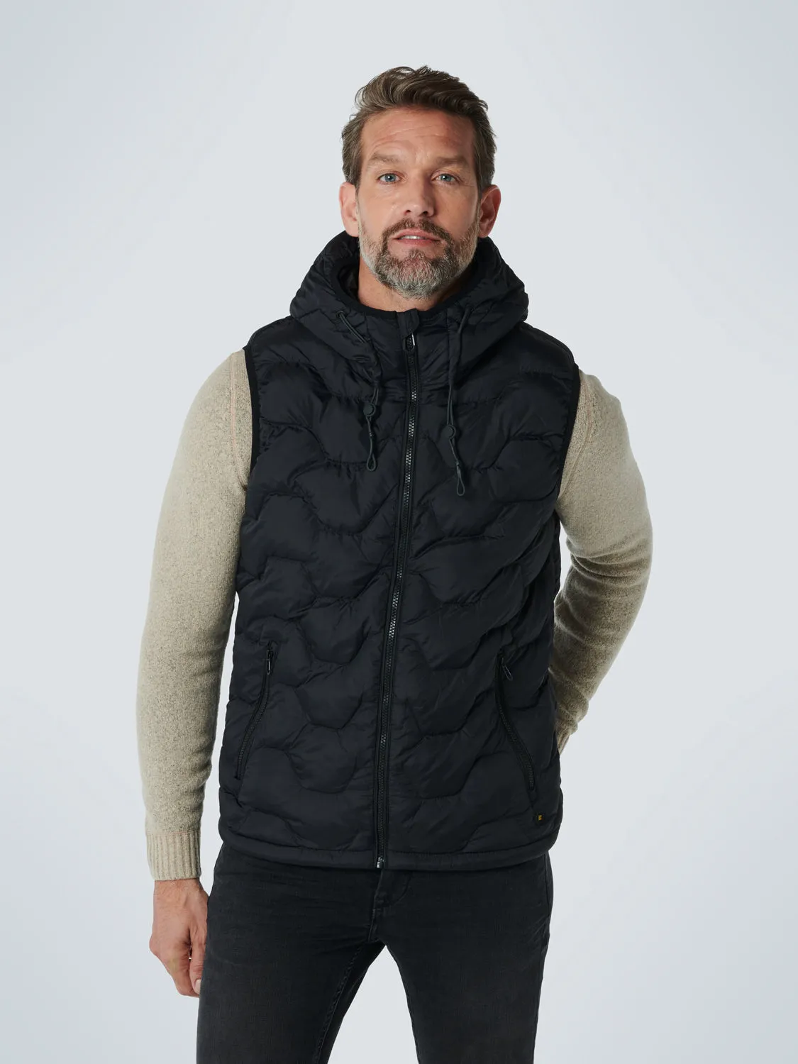 NXS PADDED HOODIE BODYWARMER