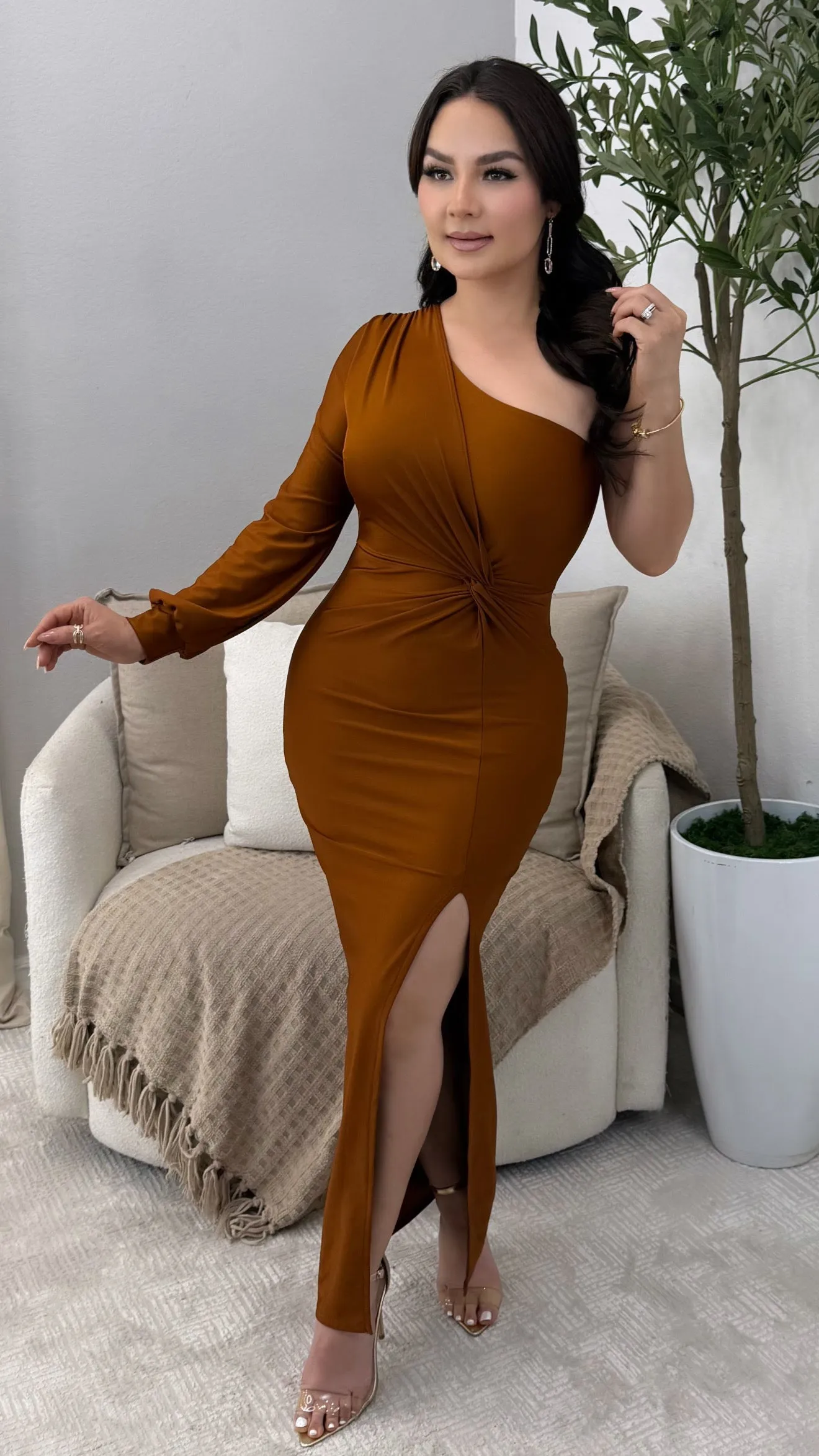 ODETTE COPPER DRESS