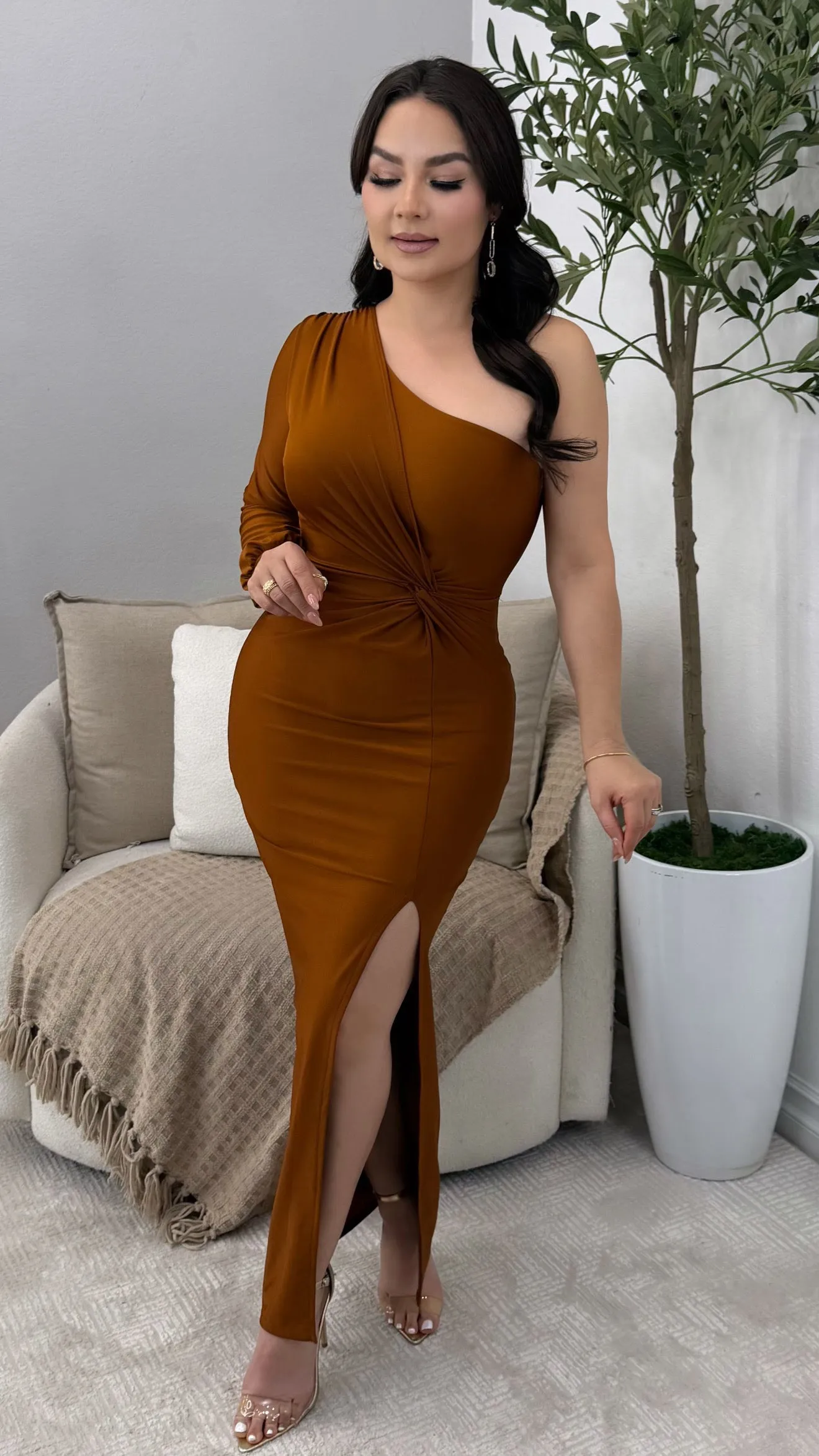 ODETTE COPPER DRESS