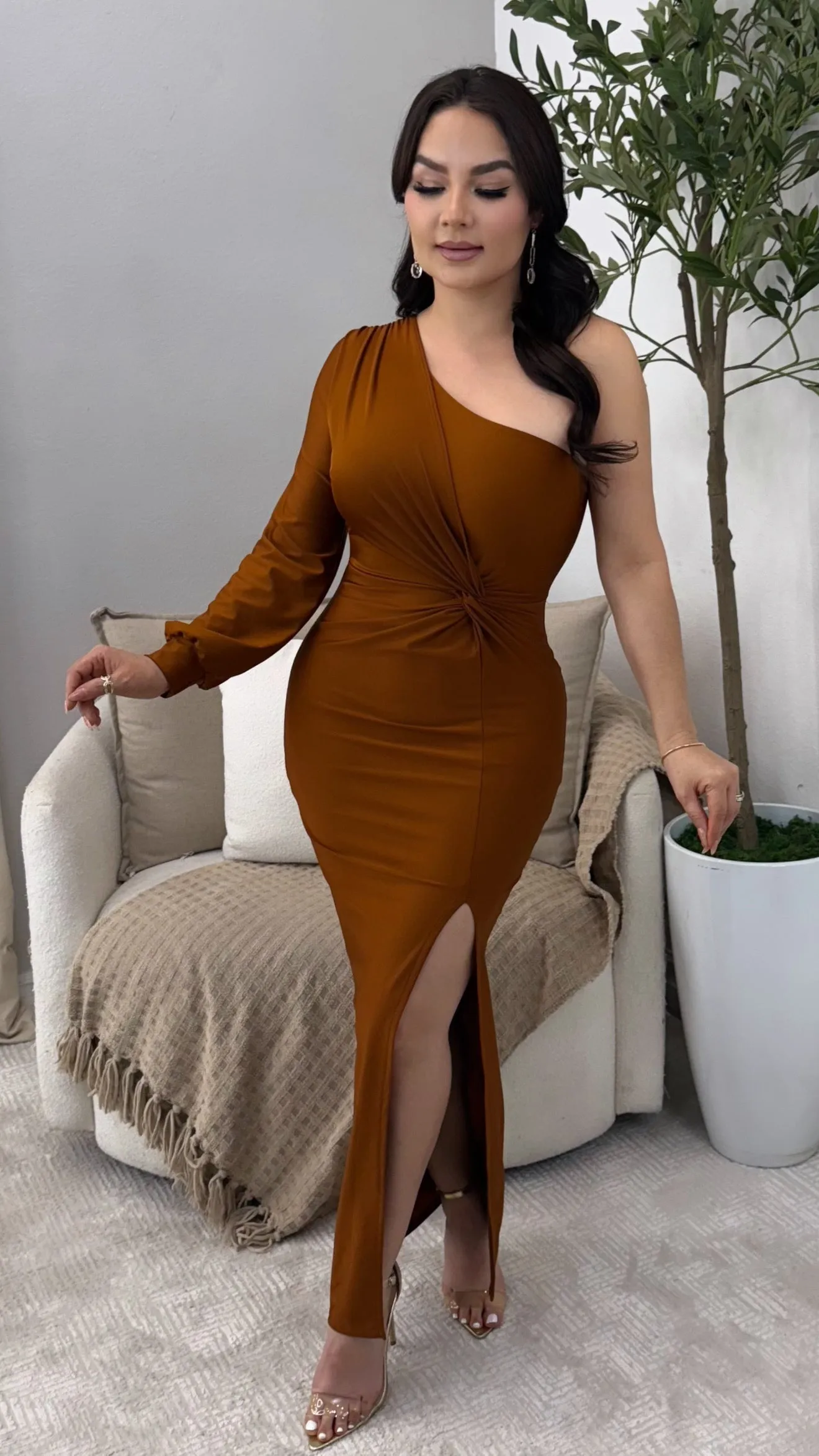 ODETTE COPPER DRESS