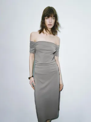 Off Shoulder Straight Dresses