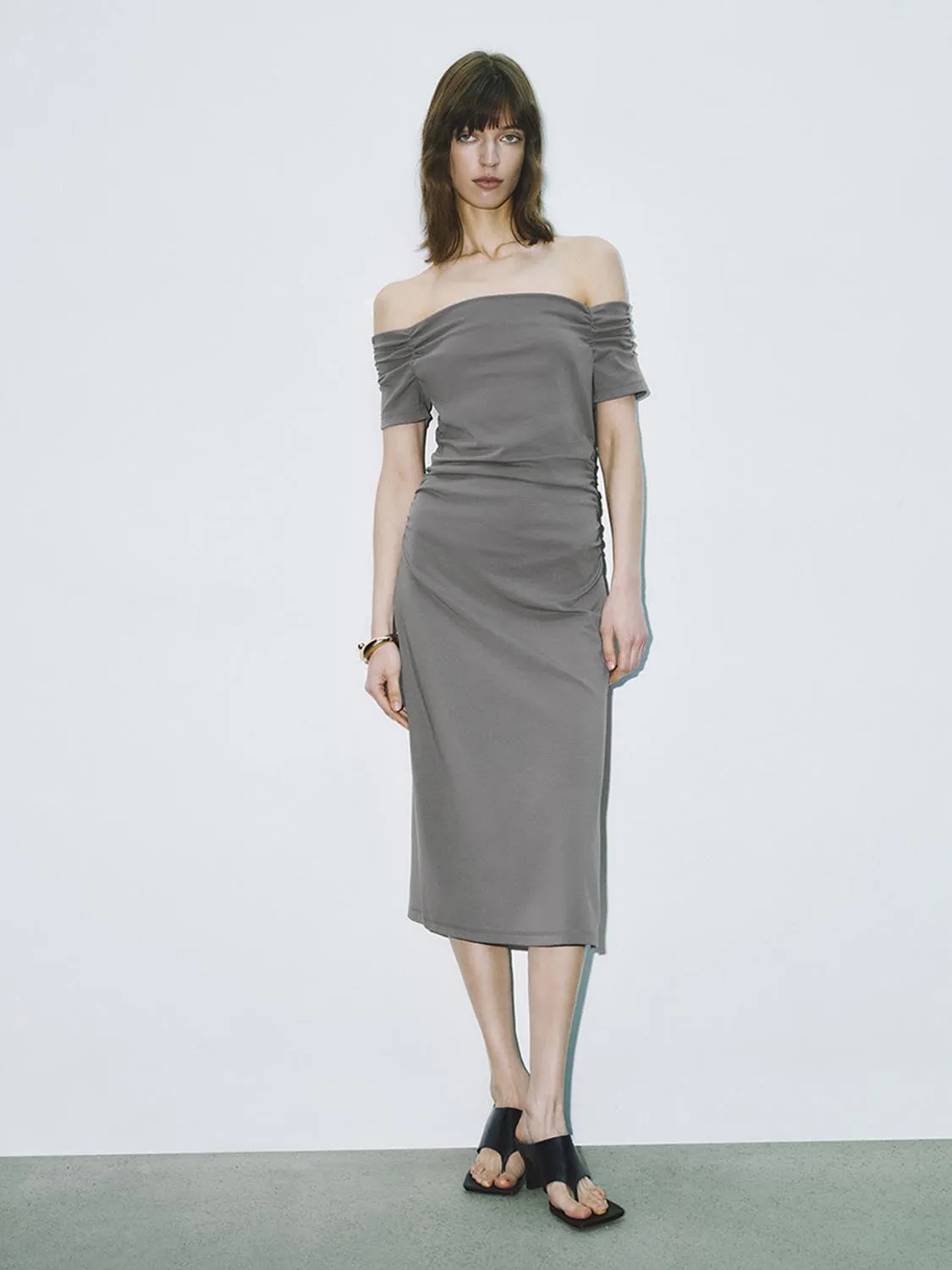 Off Shoulder Straight Dresses