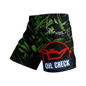 Oil Check: Lubed for Battle, Ready to Roll Combat Shorts