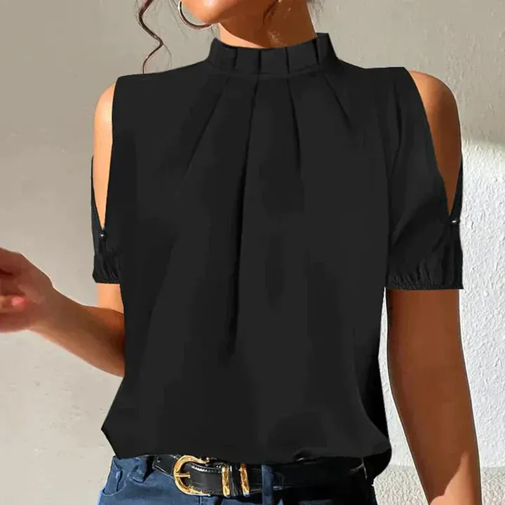 Olivia® | Elegant off-the-shoulder women's top with stretch comfort