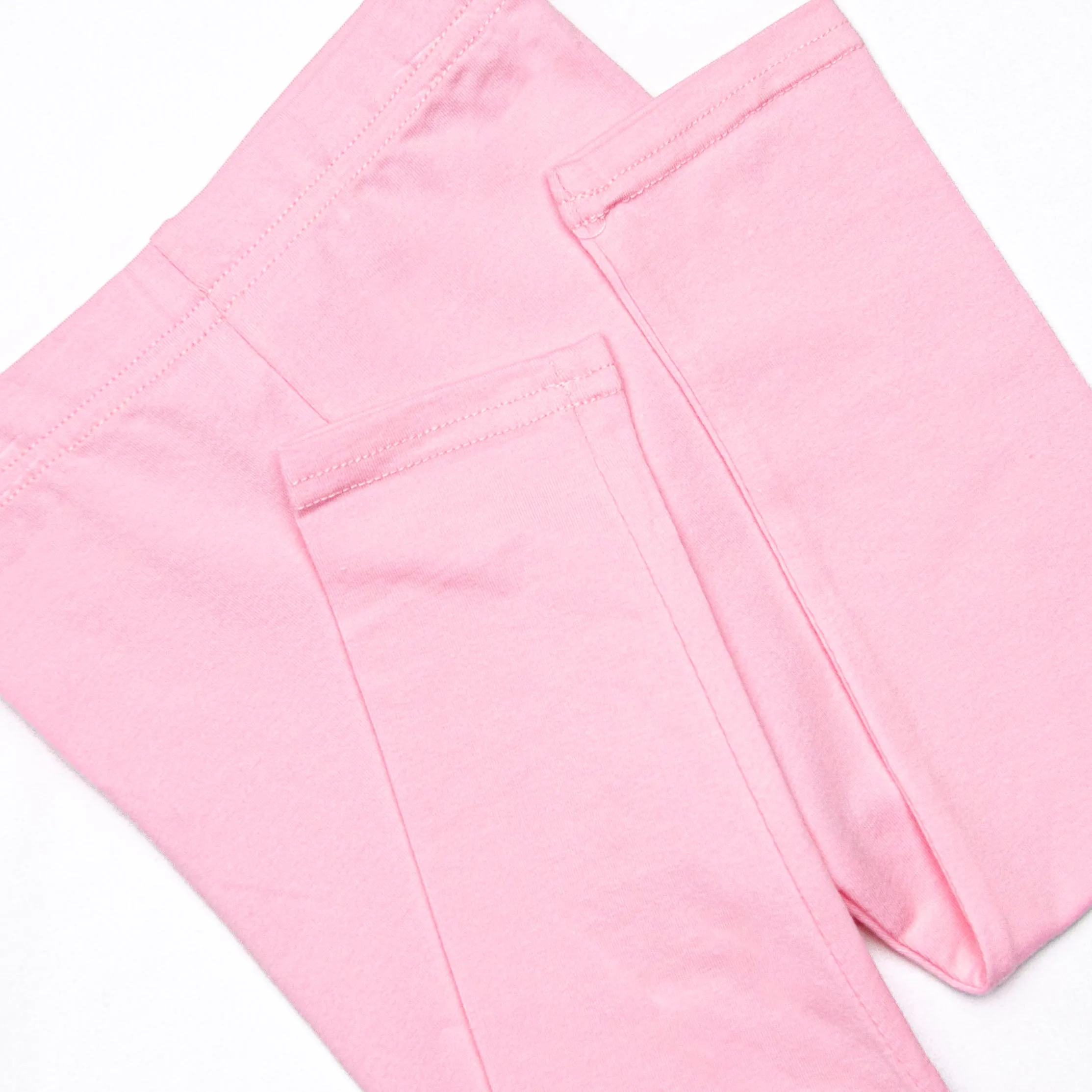 Olivia Legging Set, Pink and Medium Blue Stripe