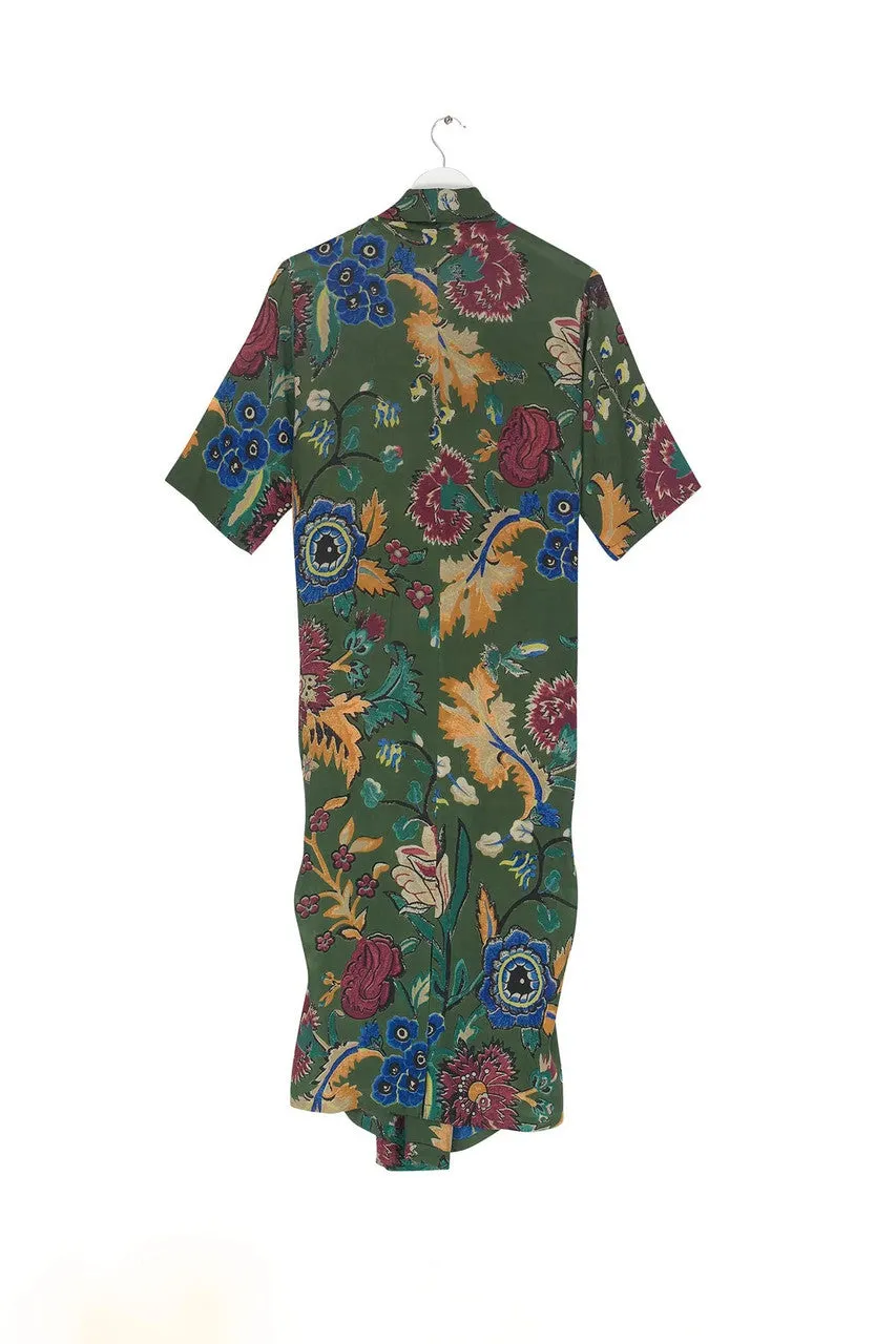 One Hundred Stars Green Flower Vase Rachel Dress