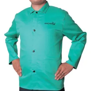 ORS Nasco Flame Retardant (FR) Cotton Sateen Jacket, Large, Visual Green, CA-1200-L