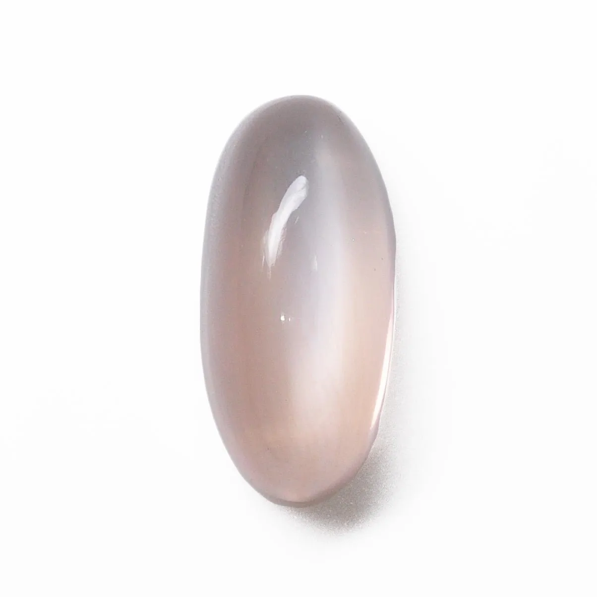Pale Pink Catseye Moonstone 18.59 mm 9.25 carats Polished Oval Cabochon