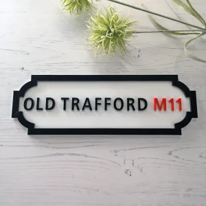 Personalised Street Road Sign KIT - ACRYLIC