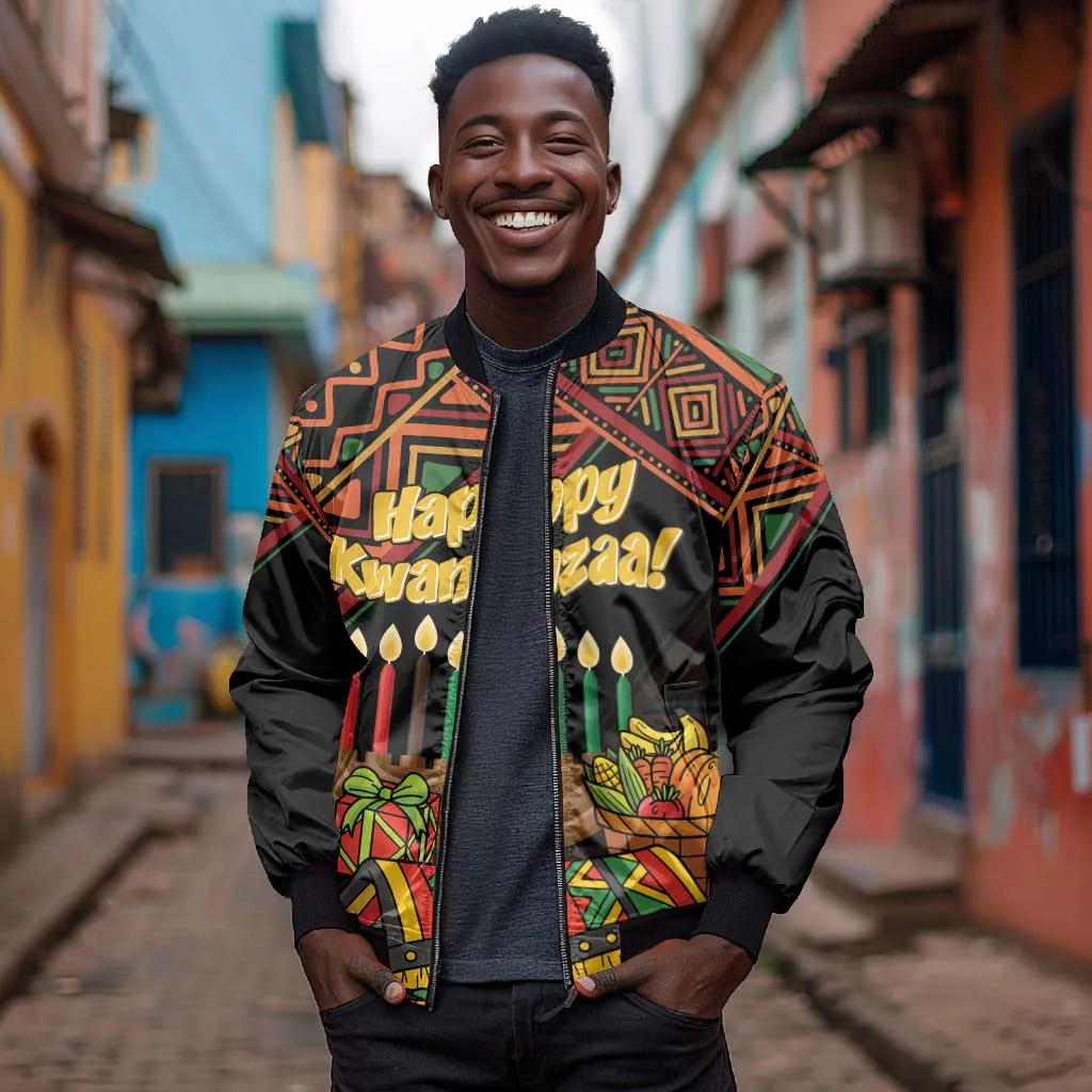 Personalized African Happy Kwanzaa Bomber Jacket LT01