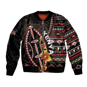 Personalized Kenya Bomber Jacket Jamhuri Day, Kenya Shield LT01