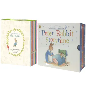 Peter Rabbit Coloured Jackets & Story Time 13 Books Set (Puddle-Duck , Happy Birthday)