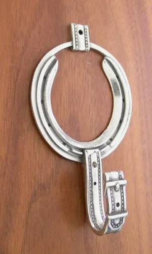 Pewter Horseshoe Hook