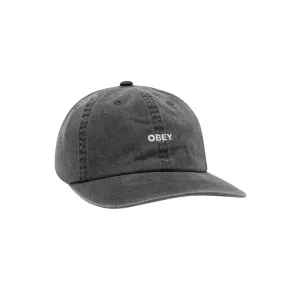 Pigment bold 6 panel strapback Pigment black