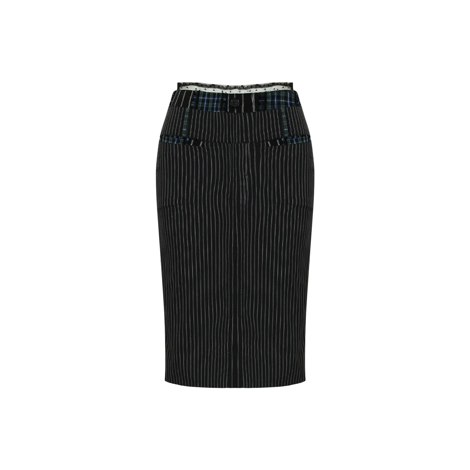 Pinstripe Plaid Ensemble