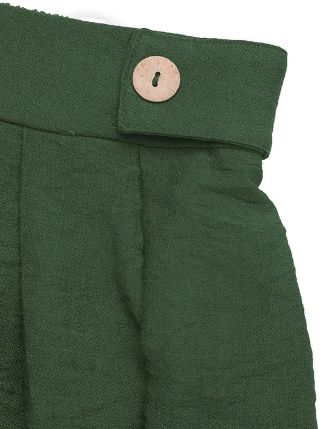 Pleated Detail Shorts with Pockets S-XL
