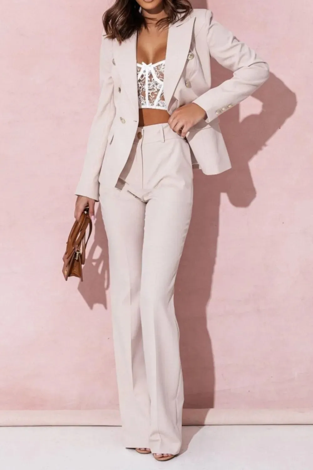 Plus Size Long Sleeve Blaze Pants Set