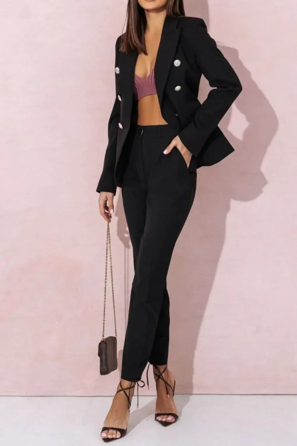 Plus Size Long Sleeve Blaze Pants Set