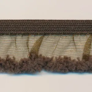 Poodle Frill Stretch #134 Dark Olive