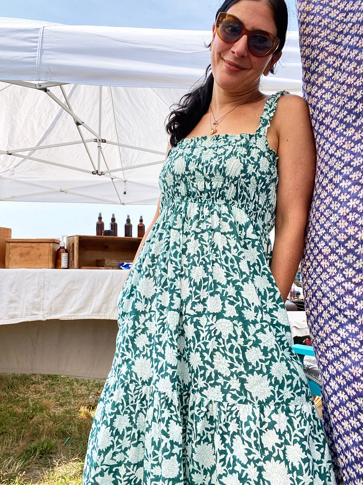 Porto Dress | Deep Green