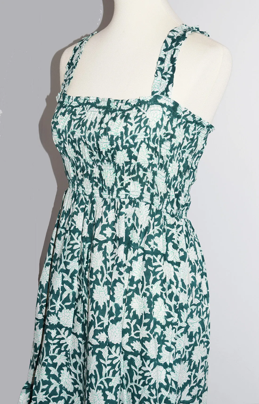 Porto Dress | Deep Green