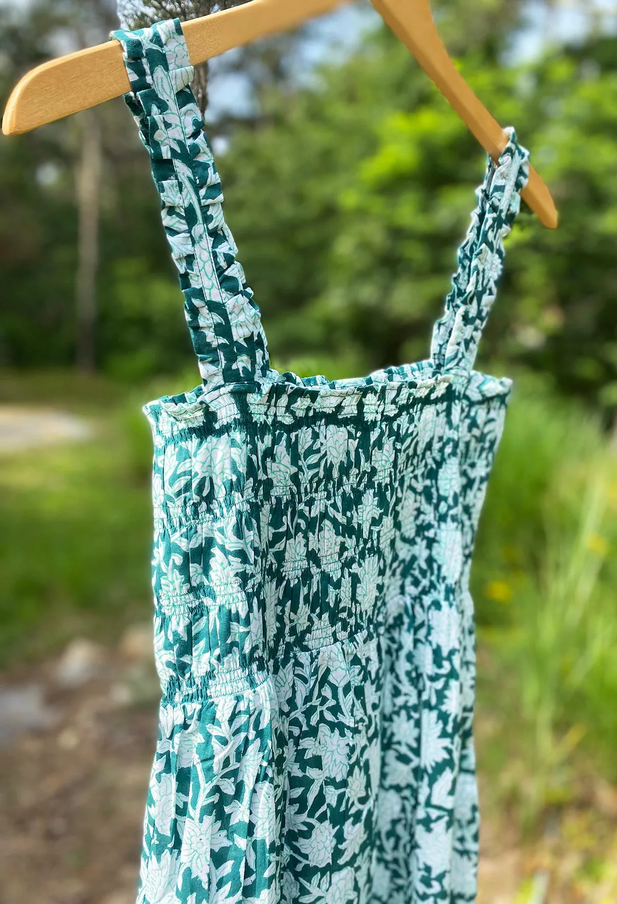Porto Dress | Deep Green