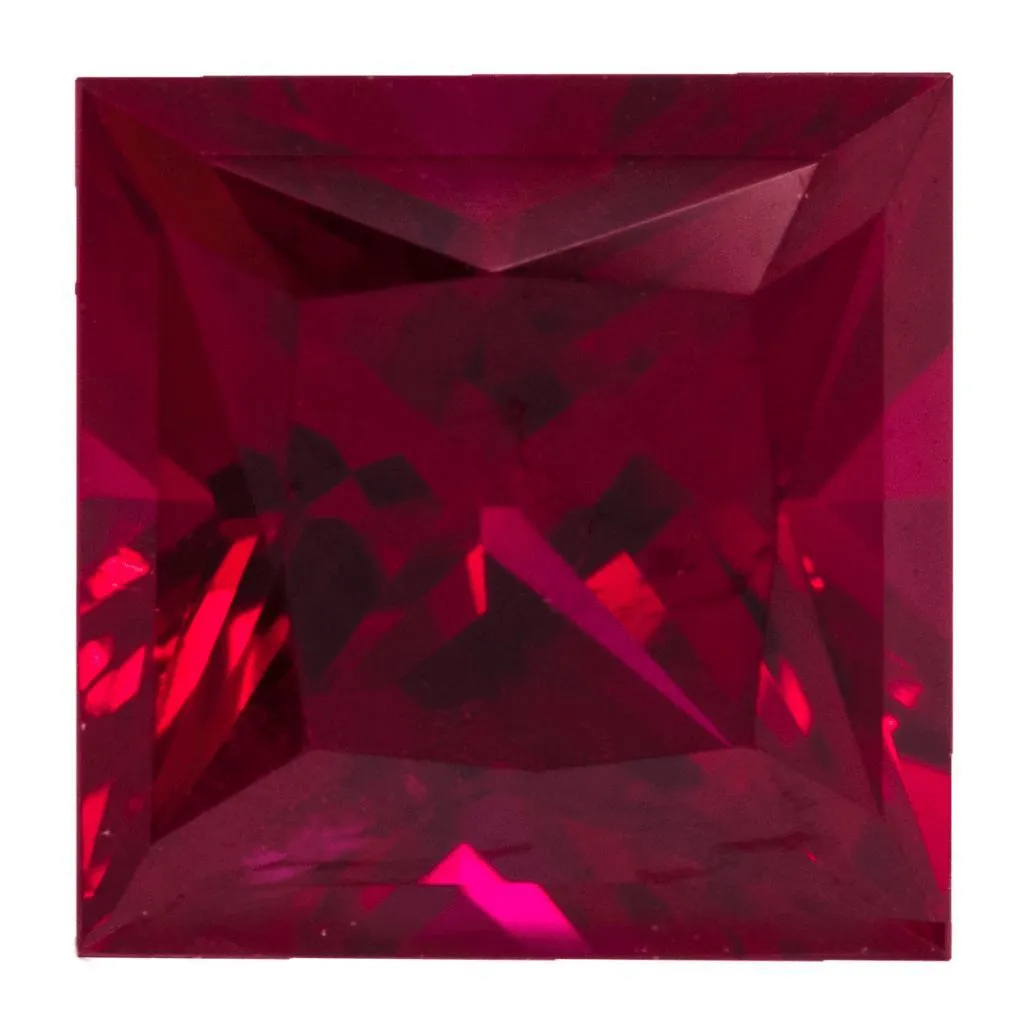 Princess Chatham Lab-Grown Ruby Gems