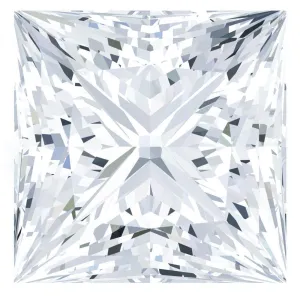 Princess Diamond Faceted FAB Moissanite Loose Stone