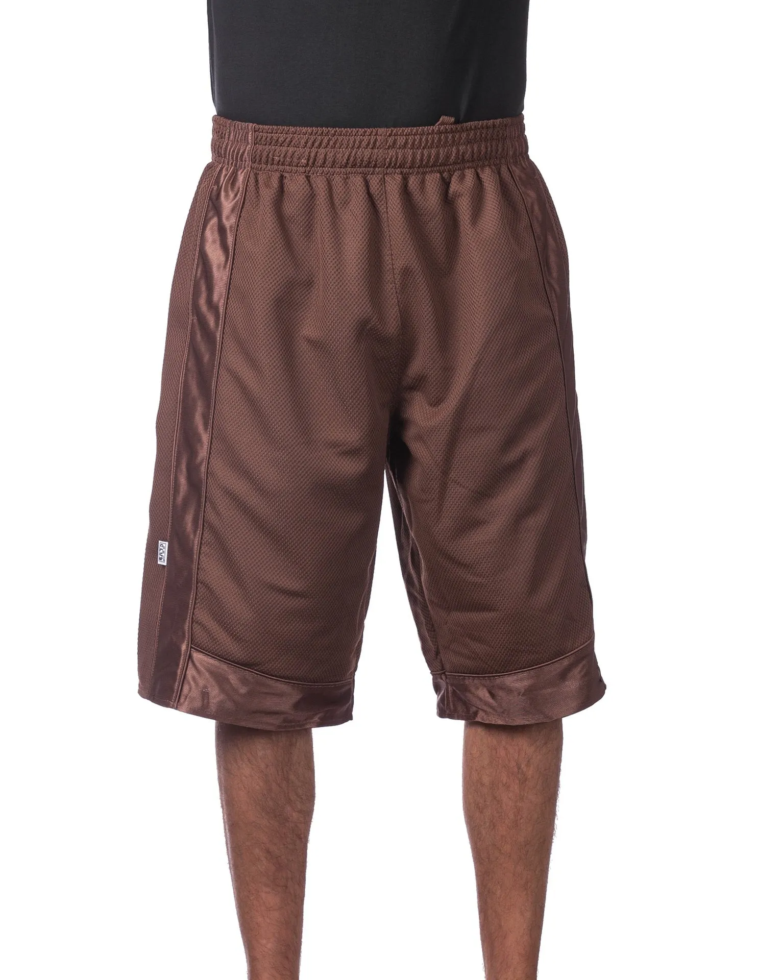 Pro Club Heavyweight Mesh Basketball Shorts - BROWN