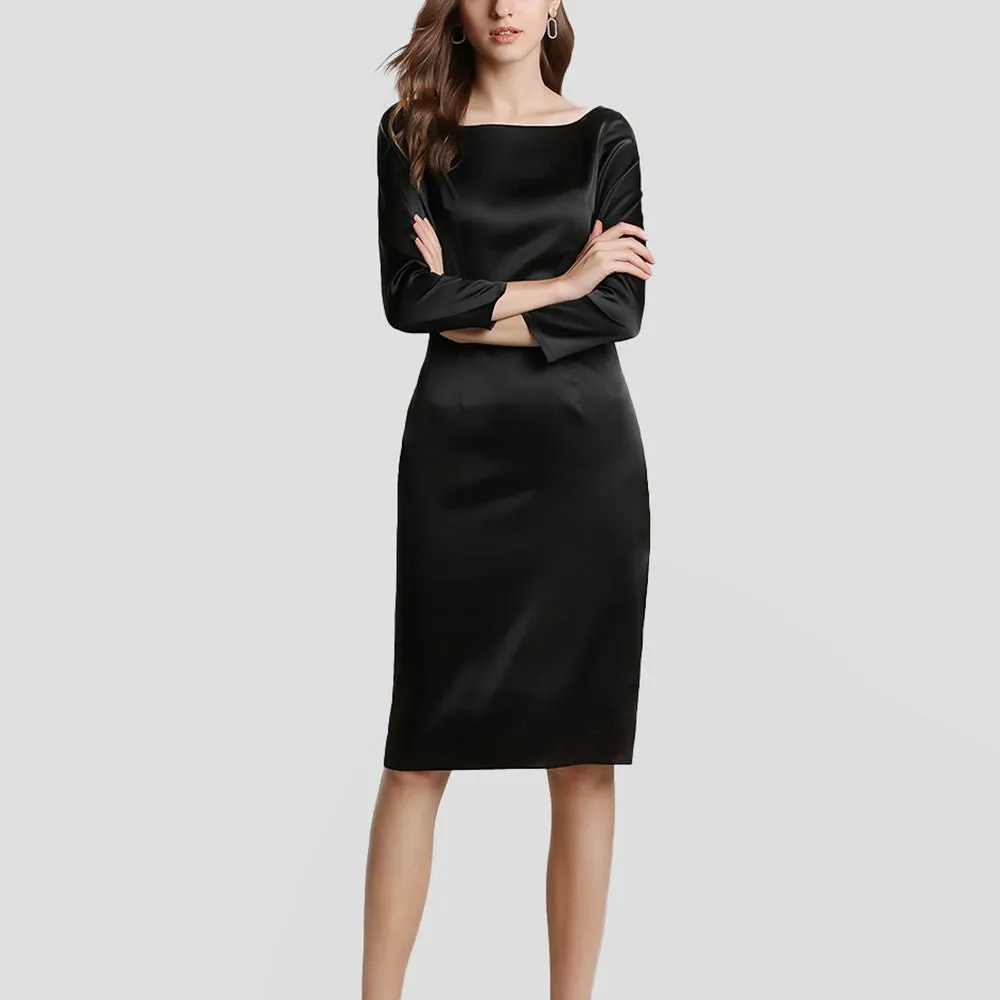 Pure Silk Dresses For Womens Wedding Guest Party Dresses