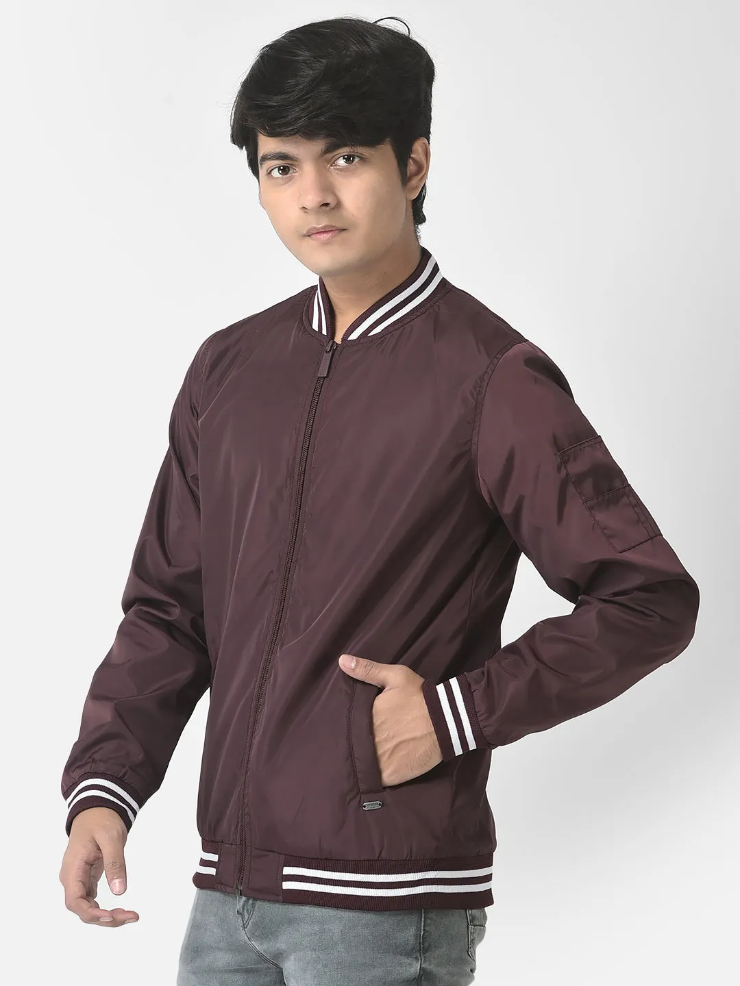 Purple Bomber Jacket