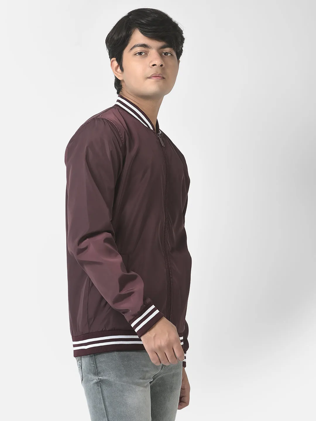 Purple Bomber Jacket