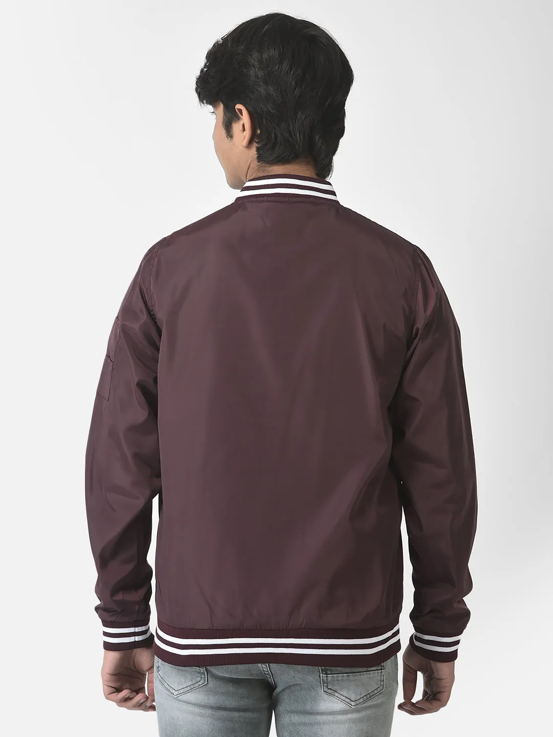 Purple Bomber Jacket