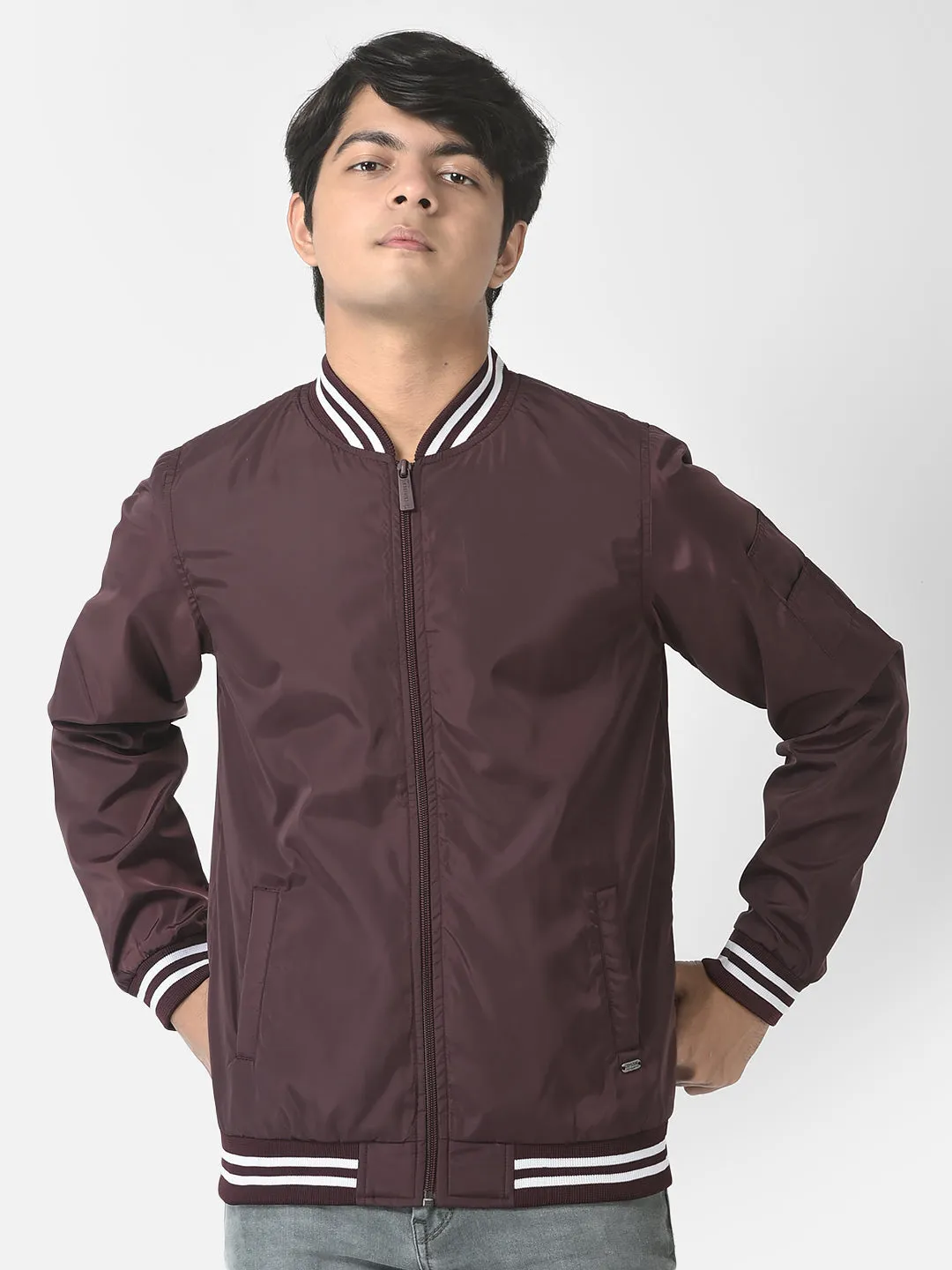 Purple Bomber Jacket