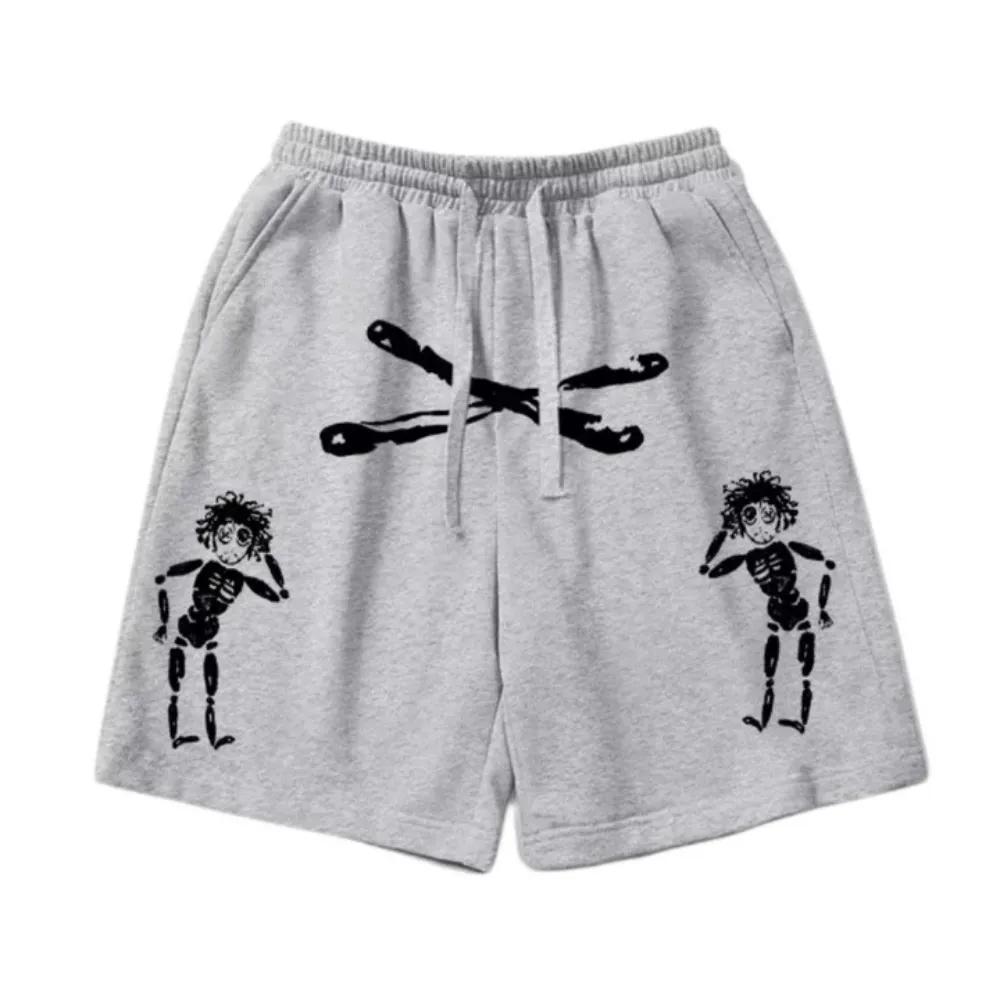 "American Cross Skull" Shorts