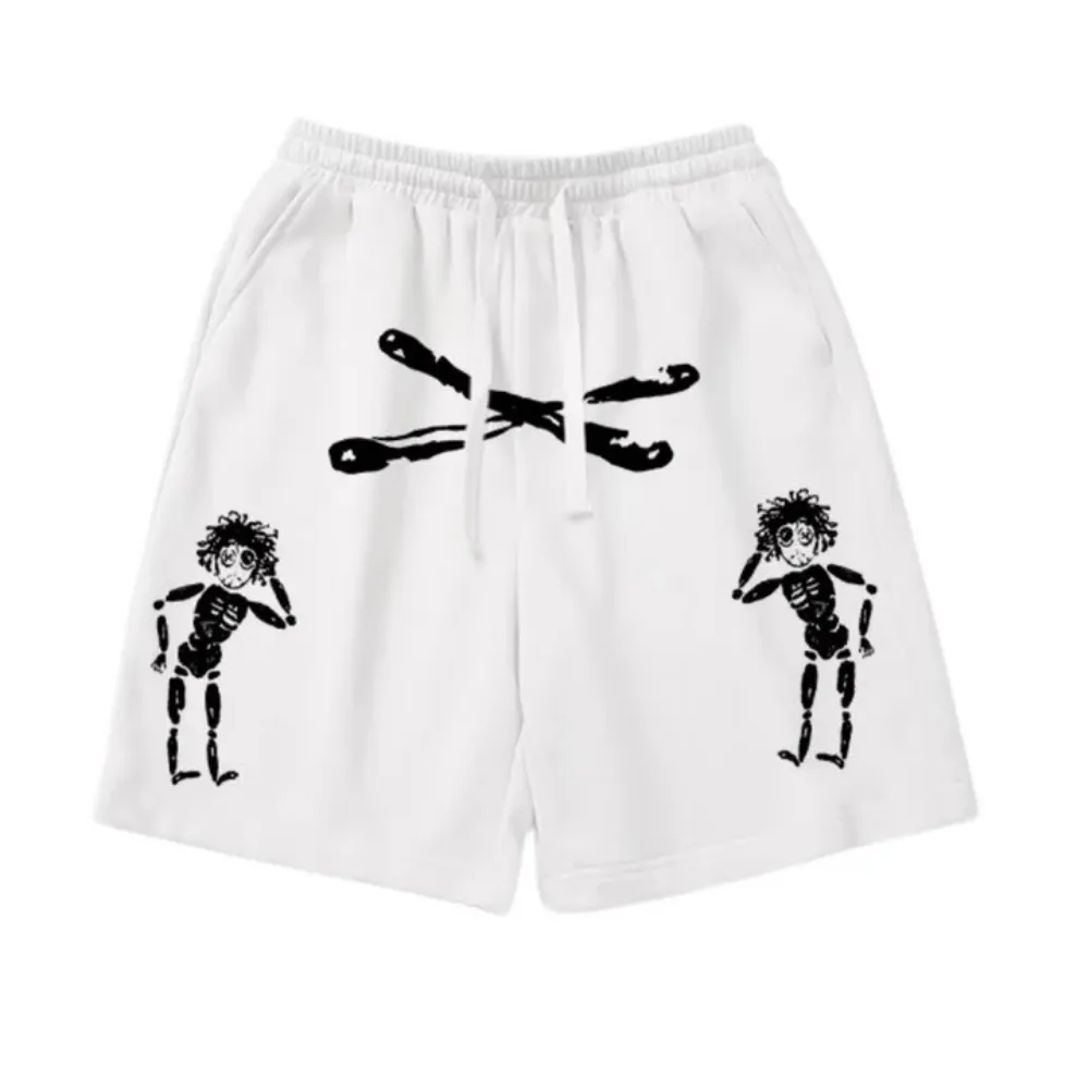 "American Cross Skull" Shorts