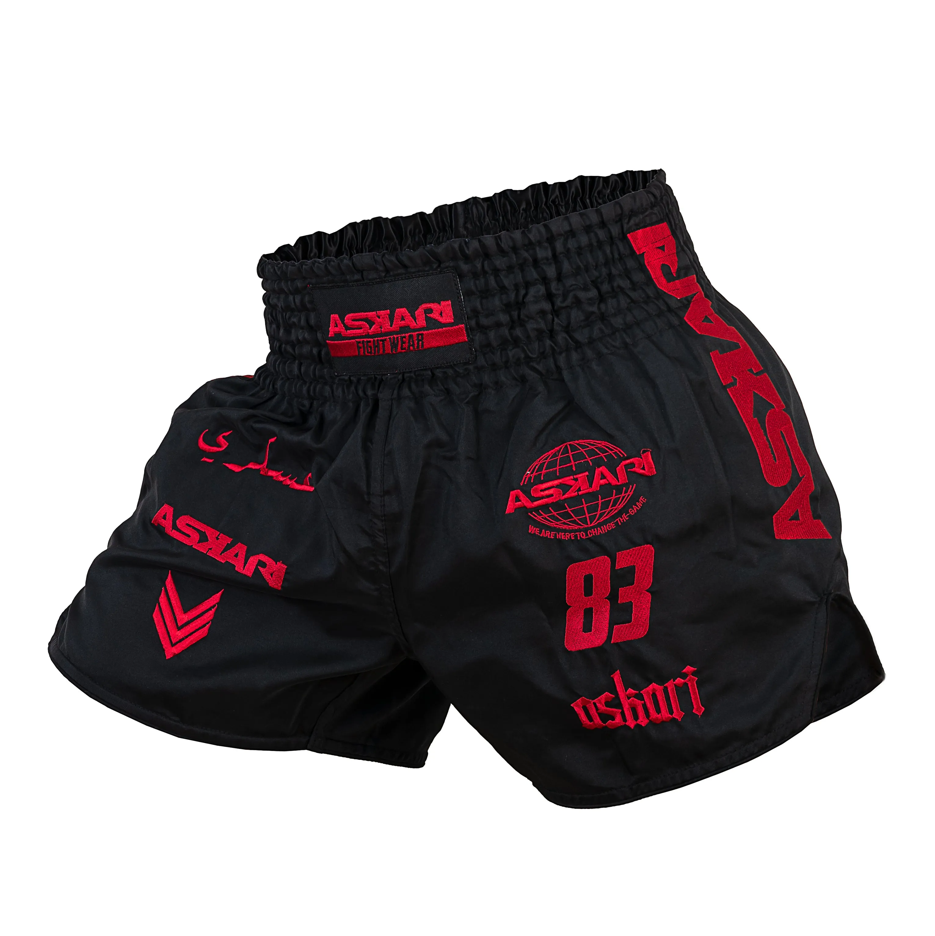 "COAT OF ARMS" ASKARI MUAY THAI SHORTS