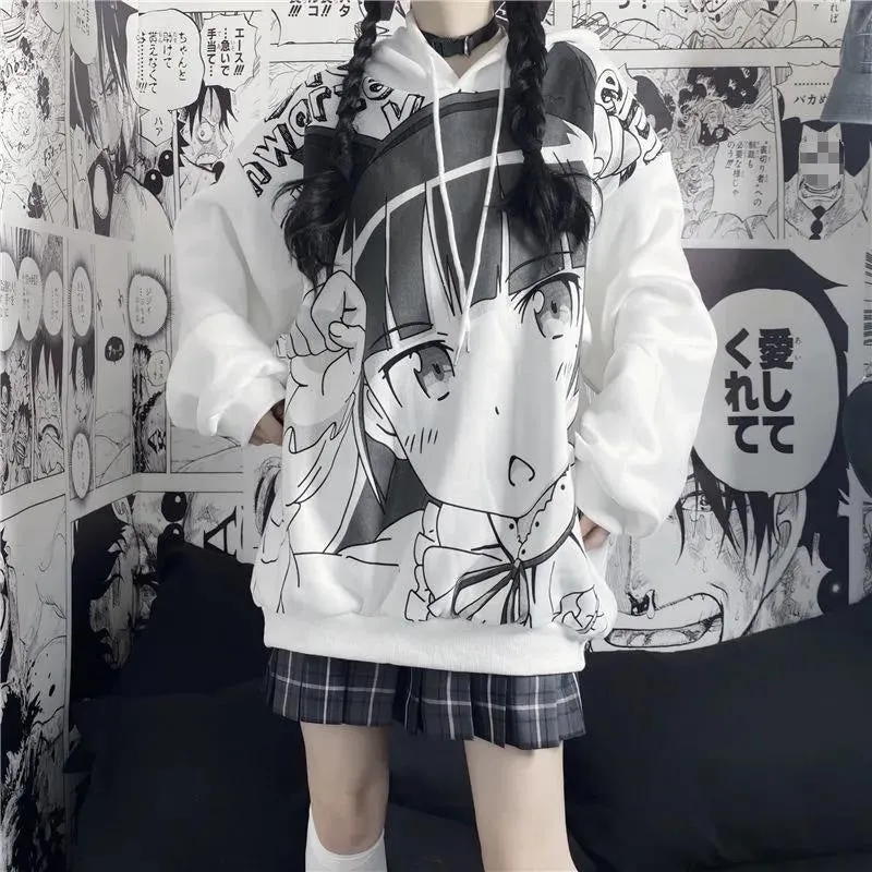 "Neko Girl" Loose Hoodie