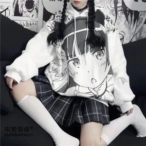 "Neko Girl" Loose Hoodie