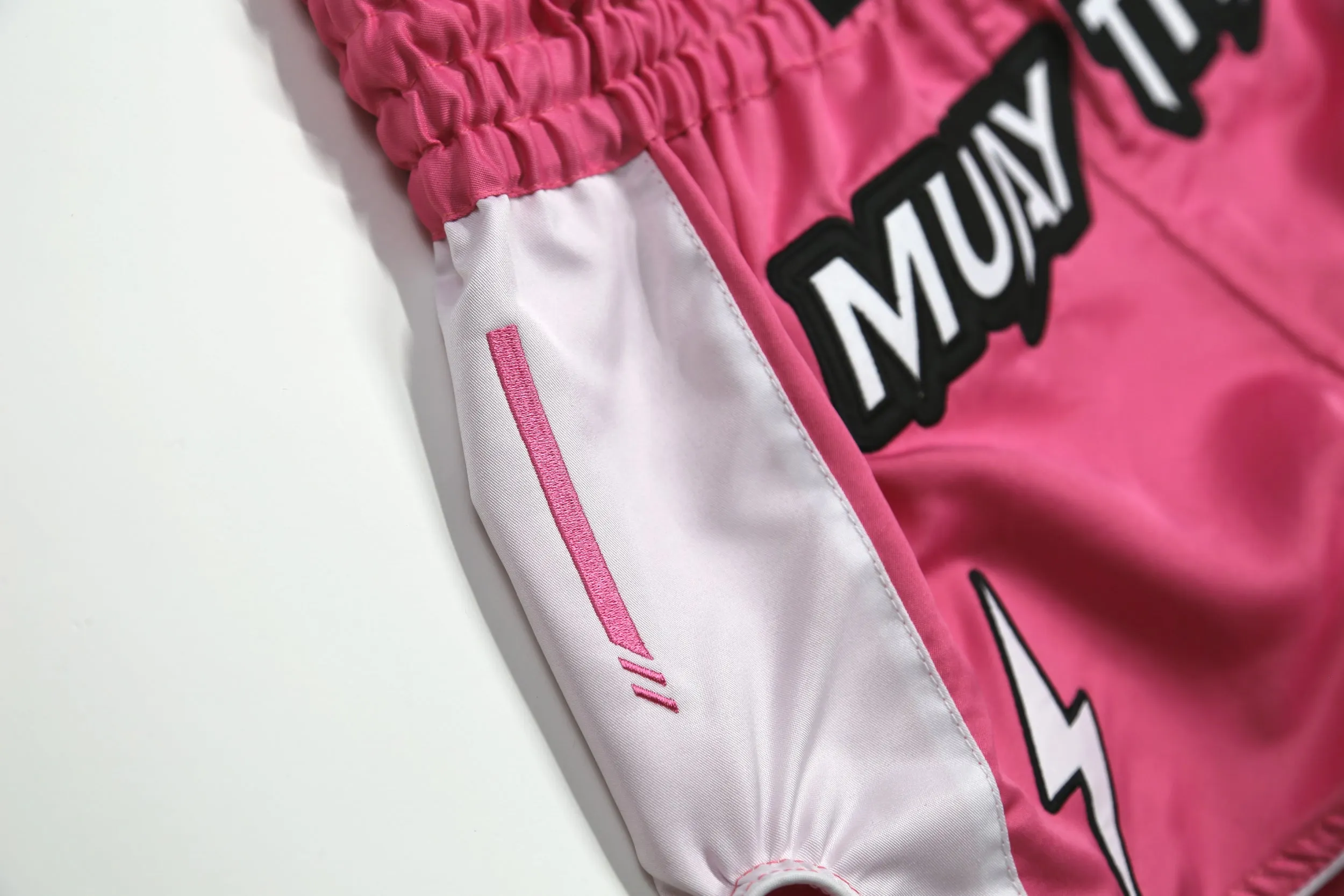 "Pink Lightning" Muay Thai Shorts