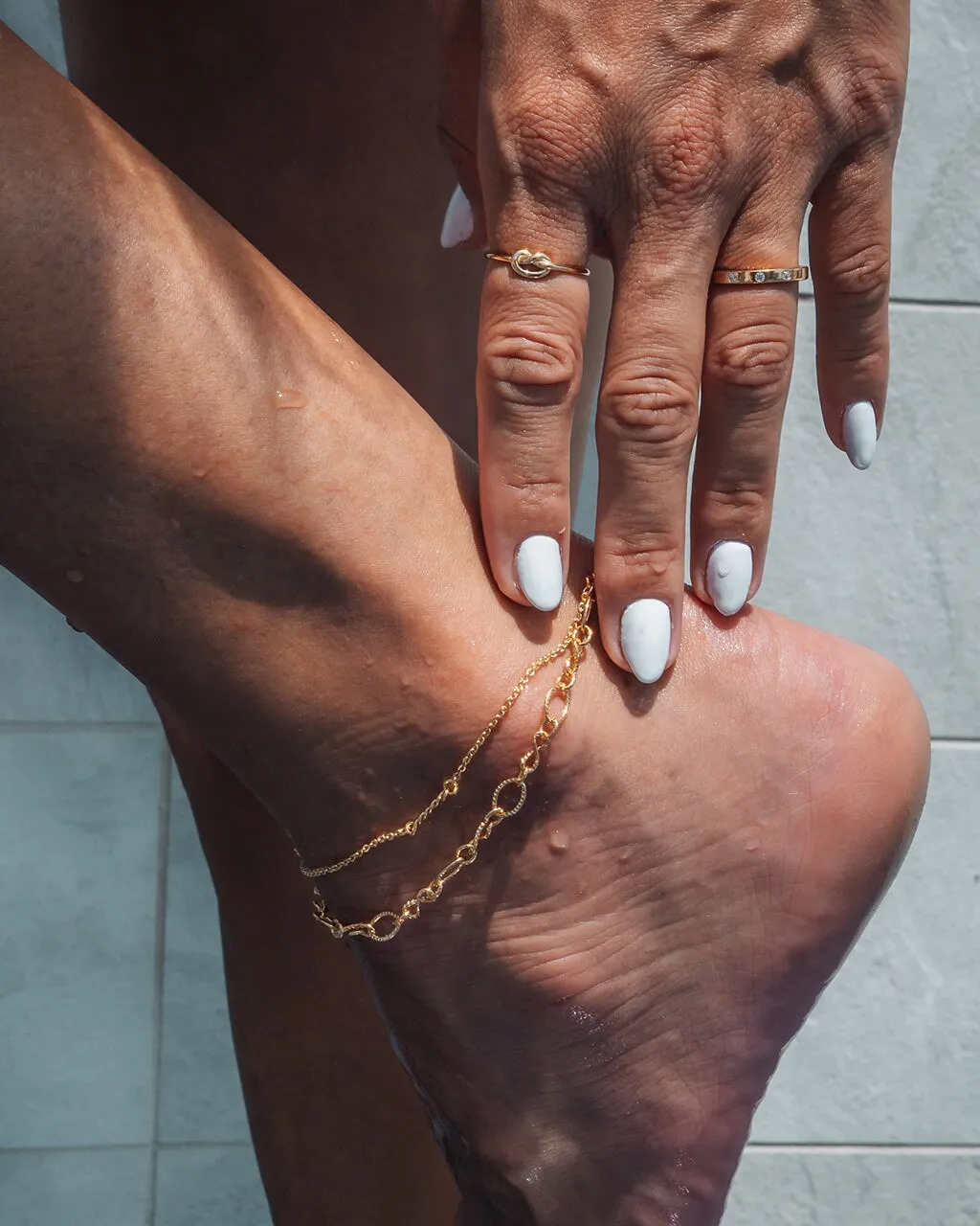 Radella Layered Chain Anklet