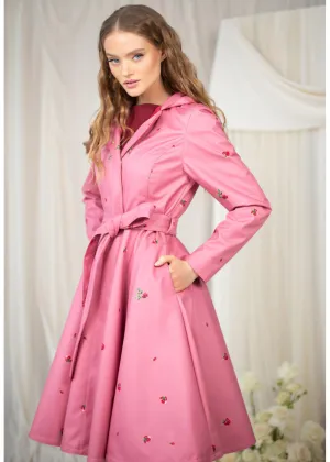 RainSisters Rasberry Sorbet Waterafstotende 50's Swing Regenjas Roze