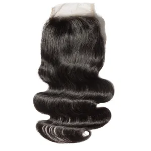 RAW INDIAN BODY WAVE LACE CLOSURES
