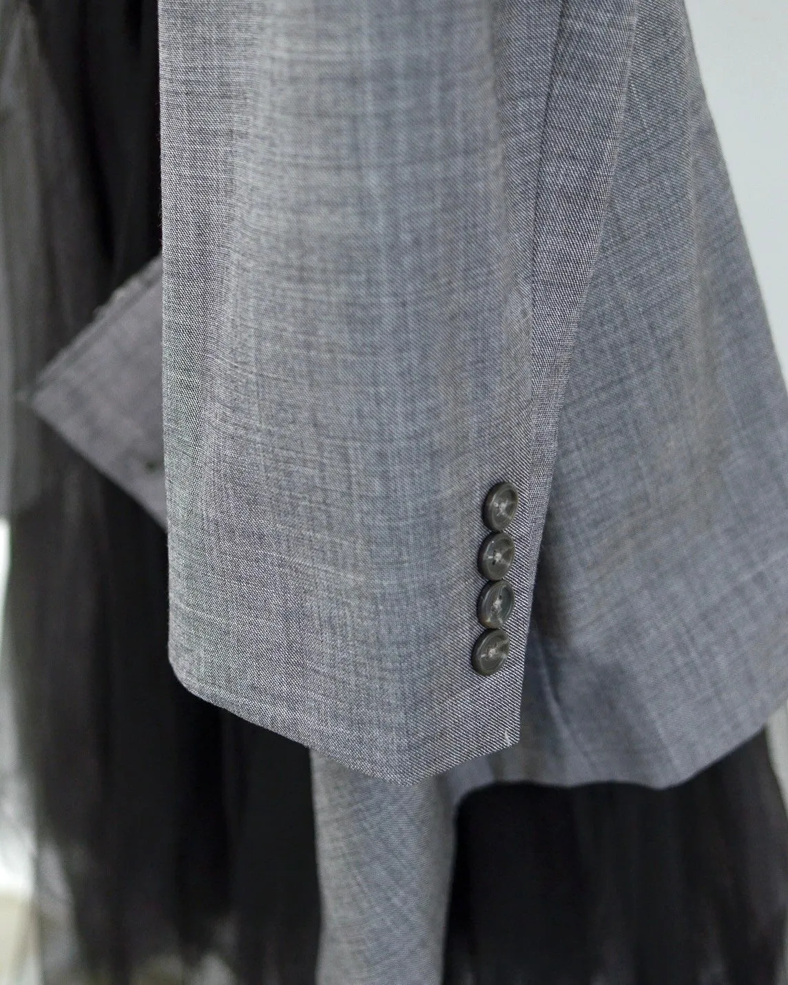 RE-009 / tulle layered jacket【C】