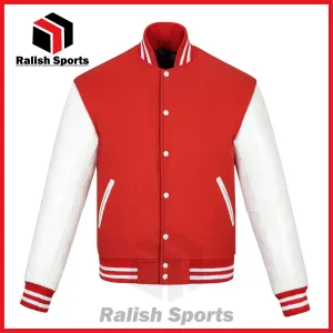 Red And White Varsity Jacket