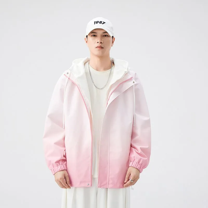 Relaxed-fit Easy-to-clean Rain Jacket with Elastic Band Cuff