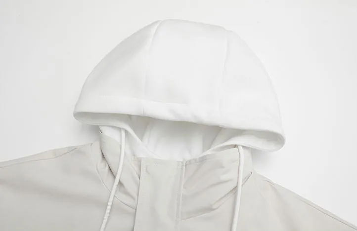 Relaxed-fit Easy-to-clean Rain Jacket with Elastic Band Cuff