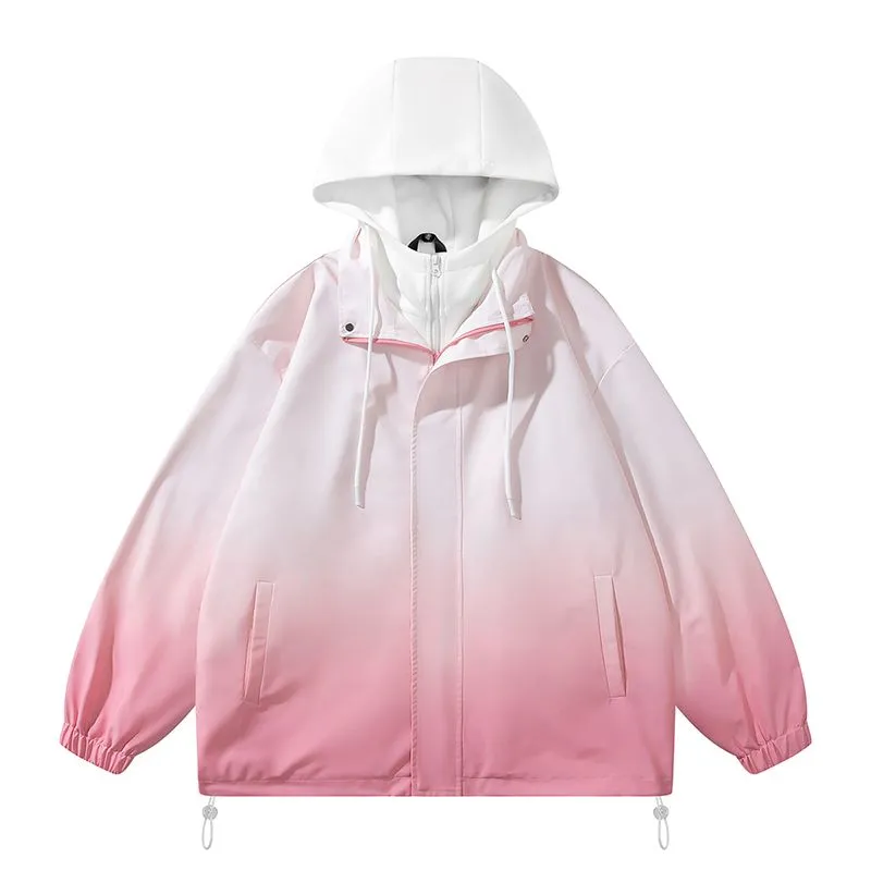 Relaxed-fit Easy-to-clean Rain Jacket with Elastic Band Cuff