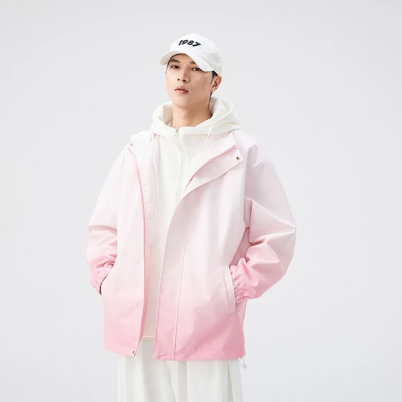 Relaxed-fit Easy-to-clean Rain Jacket with Elastic Band Cuff