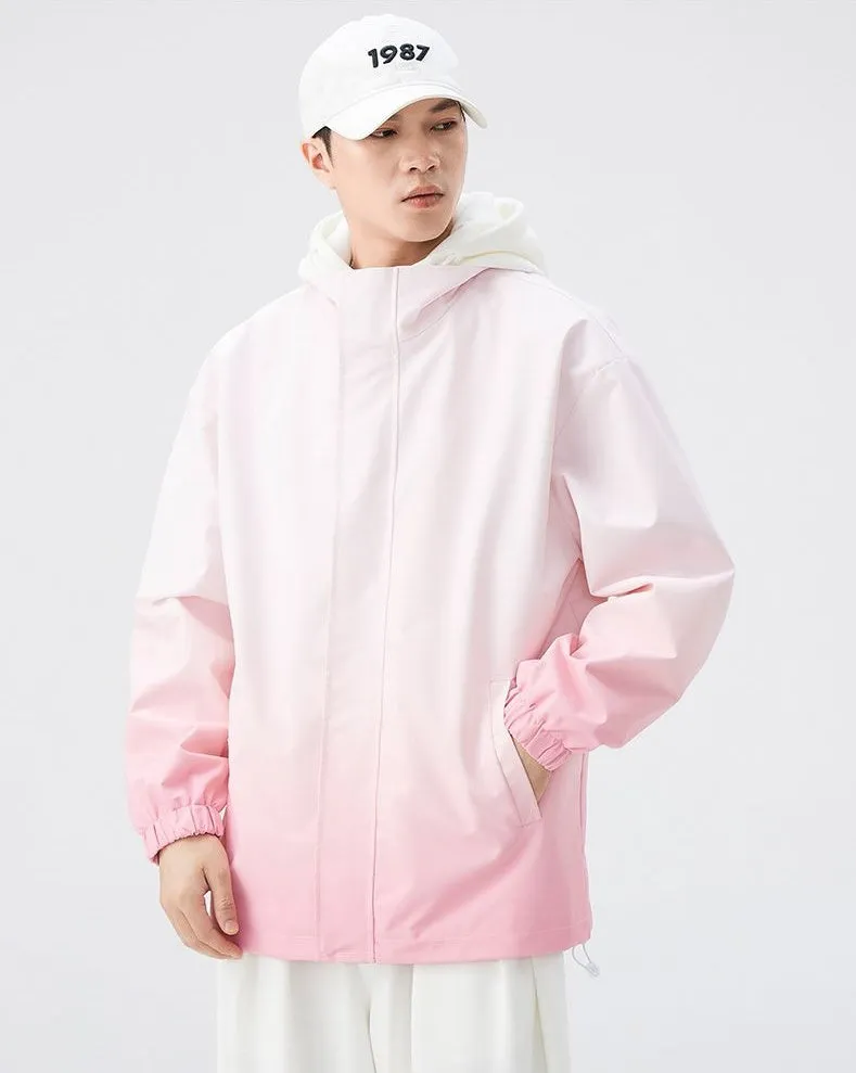 Relaxed-fit Easy-to-clean Rain Jacket with Elastic Band Cuff